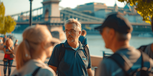 Private Stadtführung in Budapest vor der Kettenbrücke