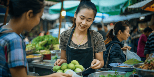 Private, vegane Thai-Food-Tour, Bangkok