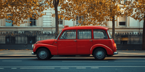Taxifahrt in London